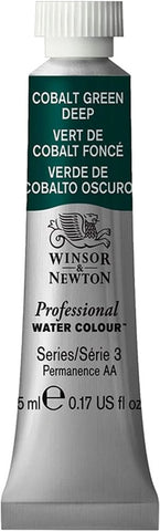 W&N PROF. WATER COLOUR 5ML TUBE KOBALTGRÜN DUNKEL