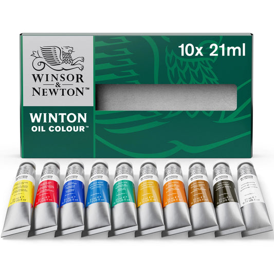 W&N WINTON ÖLFARBEN TUBEN SET 10 X 21 ML TUBEN