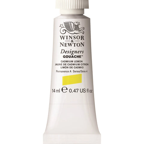 W&N DESIGNERS GOUACHE 14ML TUBE KADMIUMZITRON