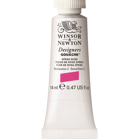 W&N DESIGNERS GOUACHE 14ML TUBE OPERNROSA