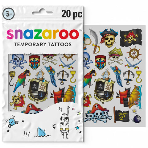 SNAZAROO 20 TATTOOS PIRATEN