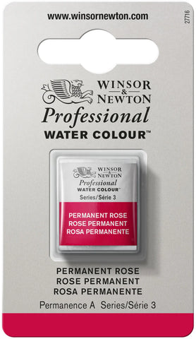 W&N PROF. WATER COLOUR 1/2 NÄPFCHEN PERMANENTROSA