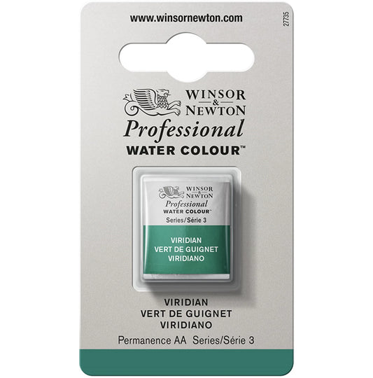 W&N PROFESSIONAL WATER COLOUR 1/2 NÄPFCHEN VIRIDIAN