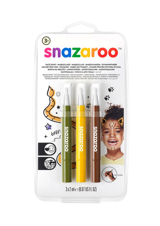 SNAZAROO PINSEL STIFT SET NR. 4 DSCHUNGEL