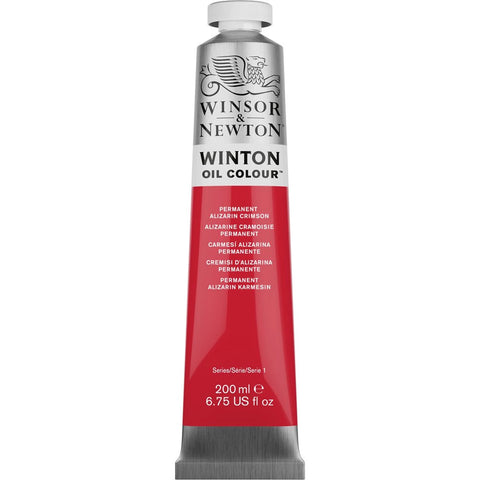 W&N WINTON ÖLFARBE 200ML TUBE PERMANENT ALIZARINKARMESIN