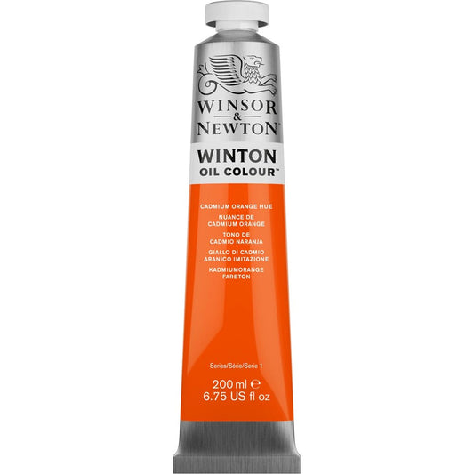 W&N WINTON ÖLFARBE 200ML TUBE KADMIUM ORANGE FARBTON