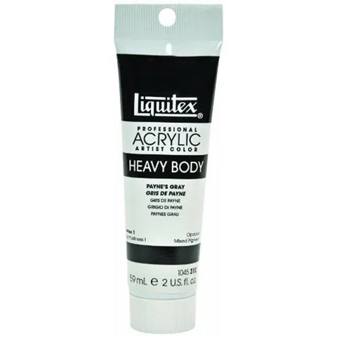 LQX PROF. HEAVY BODY ACRYLFARBE 59ML TUBE PAYNES GRAU