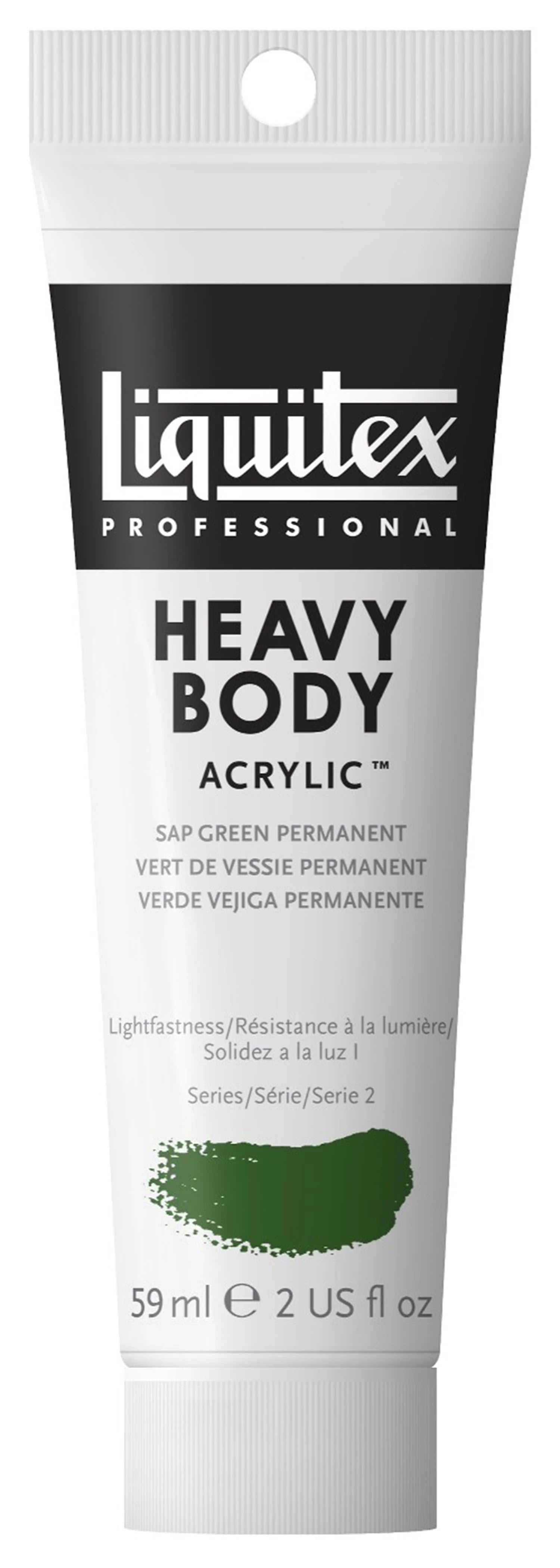 LQX PROF. HEAVY BODY ACRYLFARBE 59ML TUBE SAFTGRÜN PERMANENT