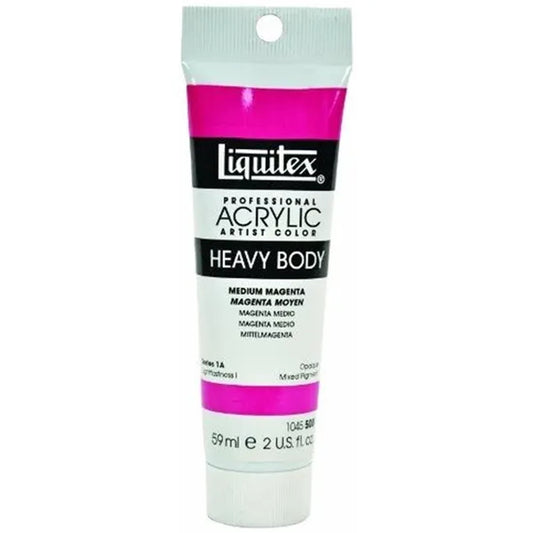 LQX PROF. HEAVY BODY ACRYLFARBE 59ML TUBE MITTELMAGENTA