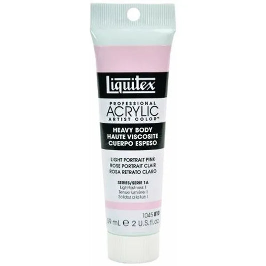 LQX PROF. HEAVY BODY ACRYLFARBE 59ML TUBE ROSA HELL