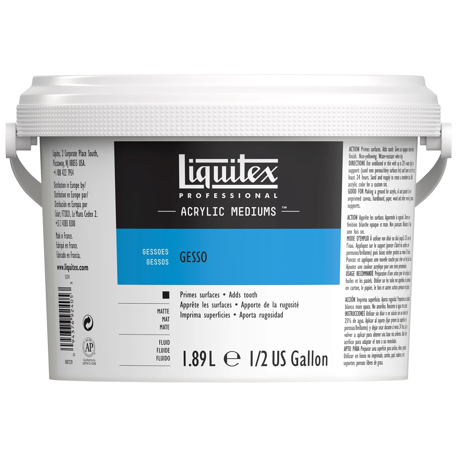 LQX ACRYL GESSO ACRYL 1.89LT