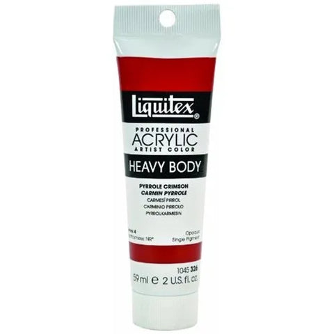 LQX PROF. HEAVY BODY ACRYLFARBE 59ML TUBE PYRROLKARMESIN