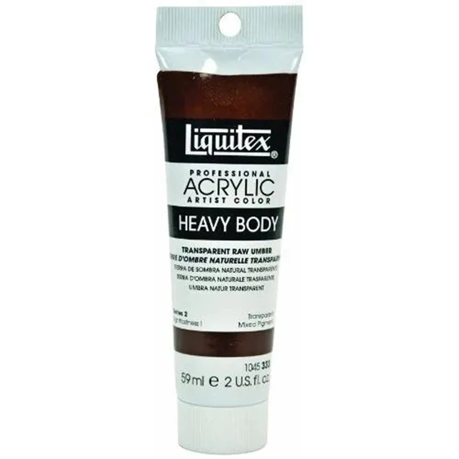 LQX PROF. HEAVY BODY ACRYLFARBE 59ML TUBE UMBRA NATUR TRANSP