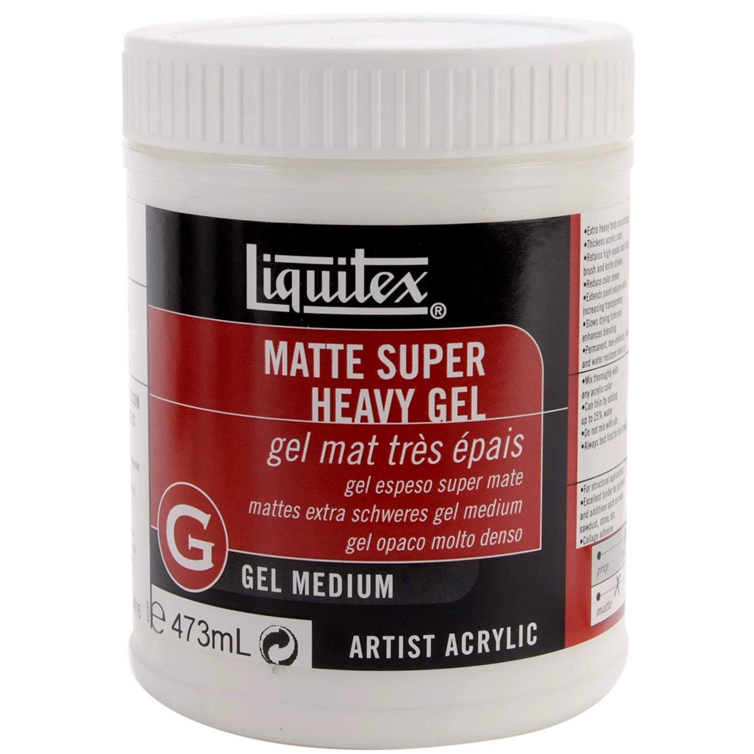 LQX ACRYL MATTES EXTRA SCHWERES GEL 473ML