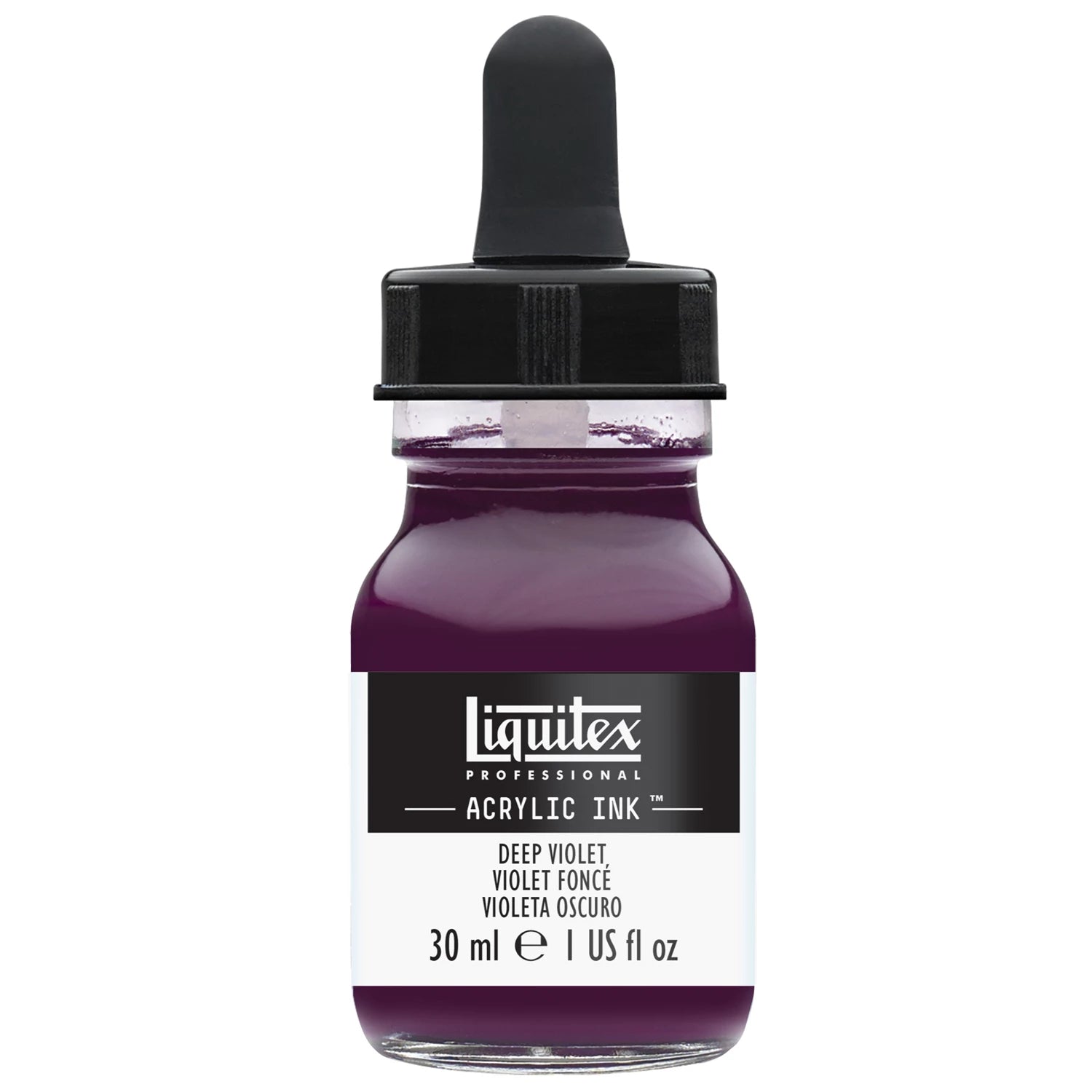 LQX PROF. ACRYLIC INK 30ML FLASCHE DUNKELVIOLETT