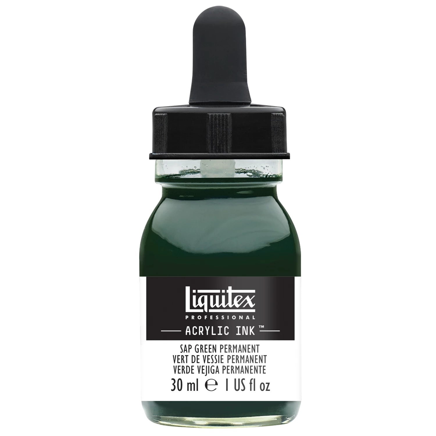 LQX PROF. ACRYLIC INK 30ML FLASCHE SAFTGRÜN PERMANENT