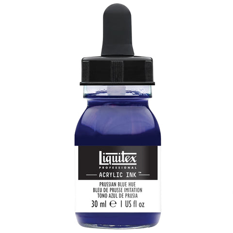 LQX PROF. ACRYLIC INK 30ML FLASCHE PREUSSISCHBLAU FARBTON