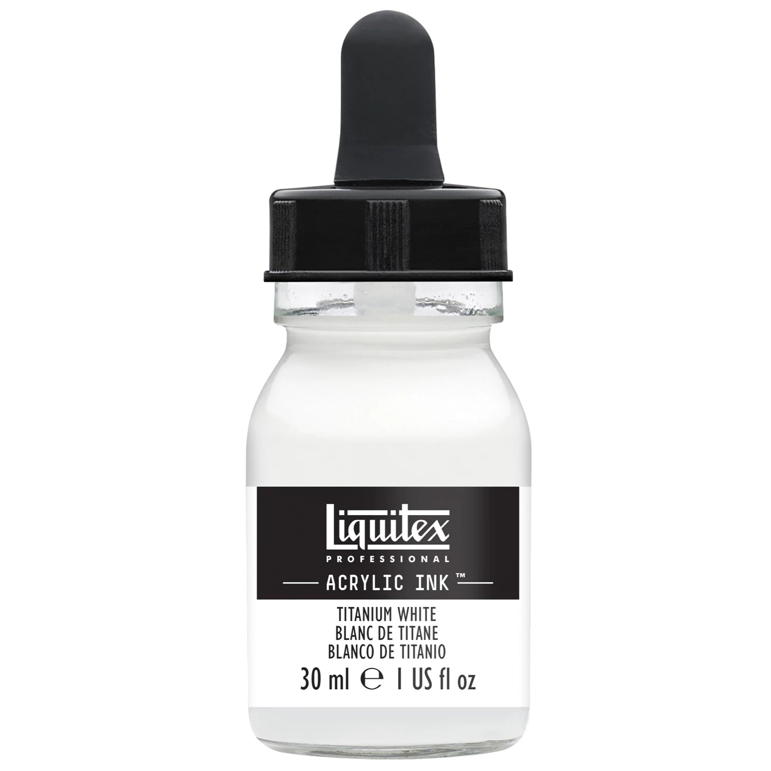 LQX PROF. ACRYLIC INK 30ML FLASCHE TITANWEISS