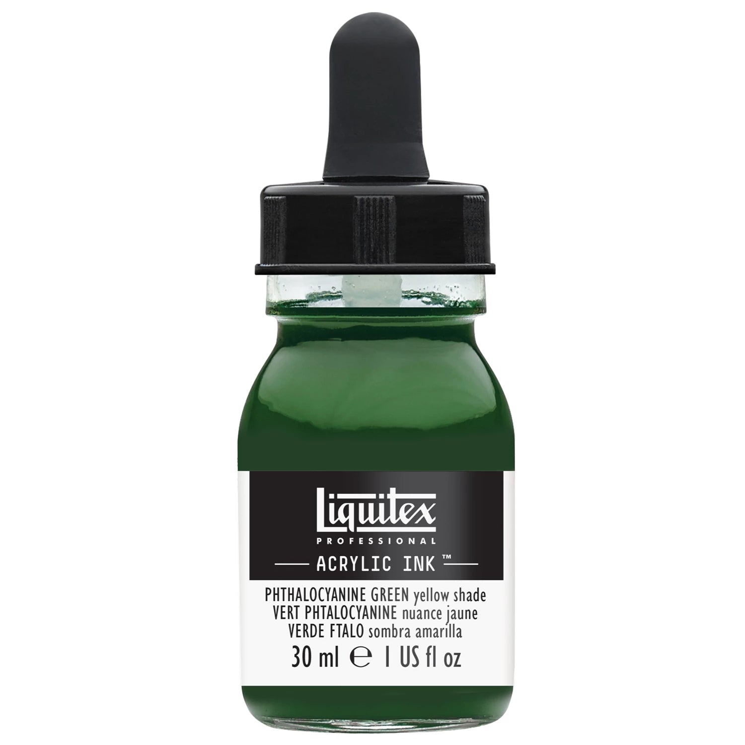 LQX PROF. ACRYLIC INK 30ML FLASCHE LIMETTENGRÜN LEBHAFT