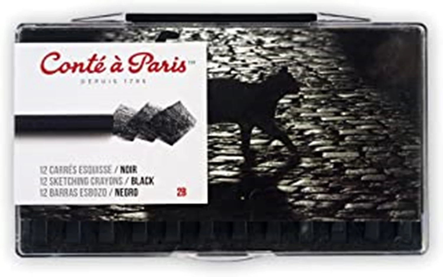 CONTE CARRE SCHWARZ 2B 12ER BOX