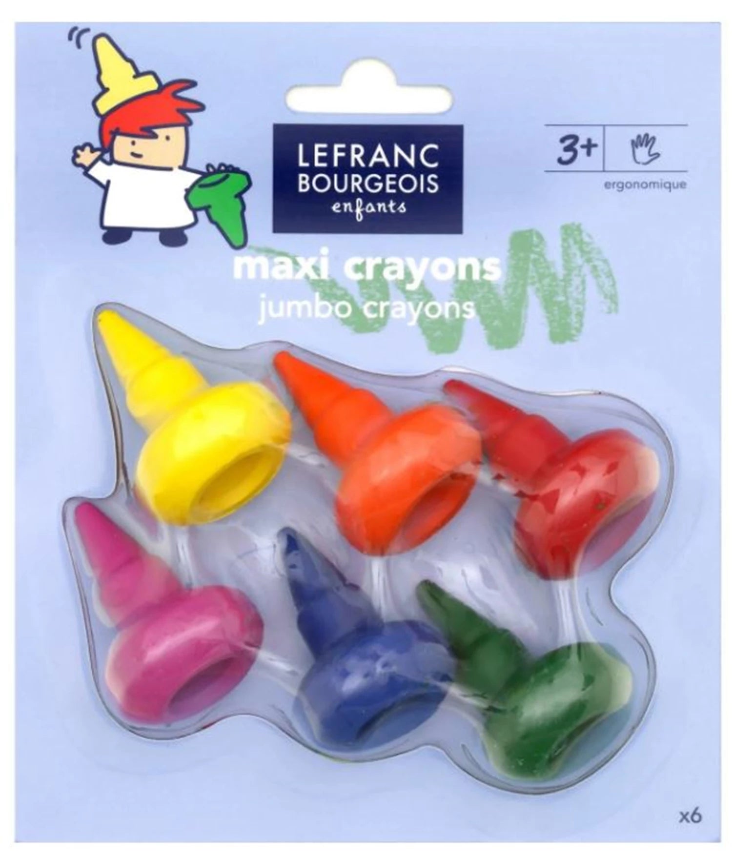 LFB KINDER WACHSMALBIRNEN SET 6 FARBEN