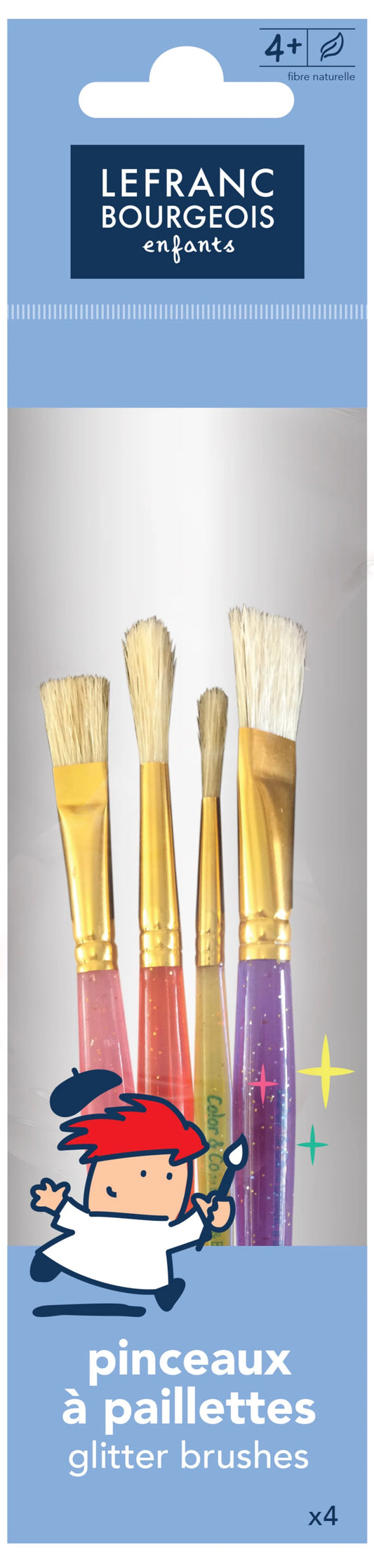 LFB SCHULPINSEL FUN SET MÄDCHEN 4 PINSEL