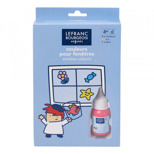LFB KINDER FENSTERFARBE SET 5 X 35ML FLASCHEN CLASSIC