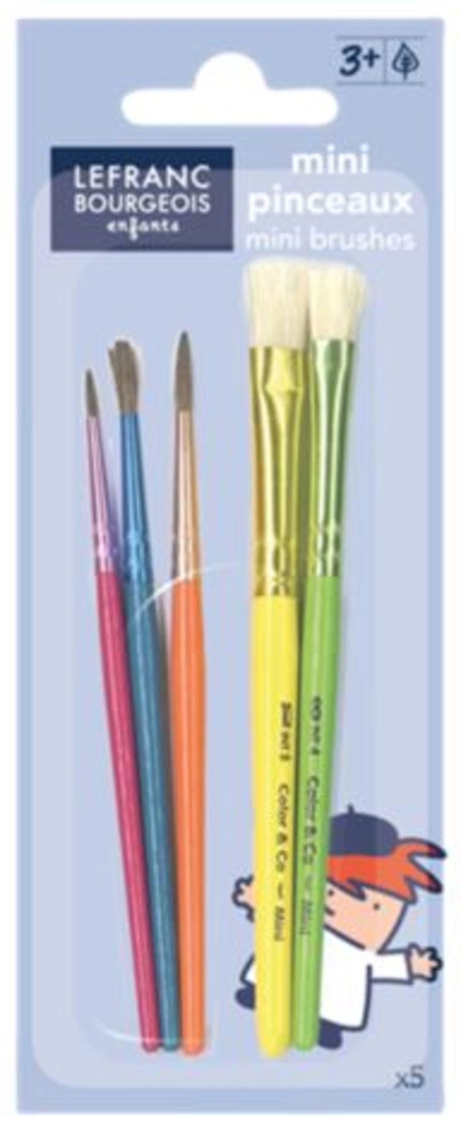 LFB SCHULPINSEL SET 5 MINI PINSEL