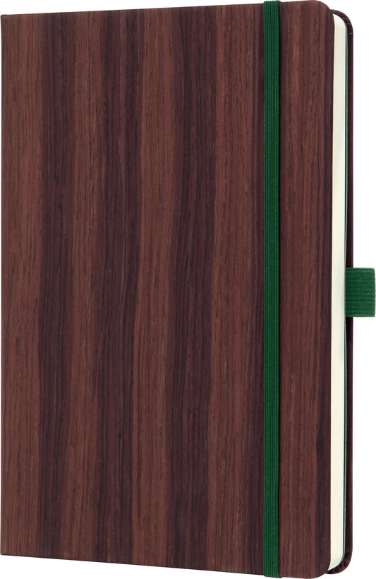 CONCEPTUM Notizbuch A5 CO673 dark wood, dots 194 Seiten