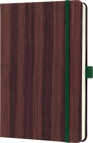 CONCEPTUM Notizbuch A5 CO673 dark wood, dots 194 Seiten