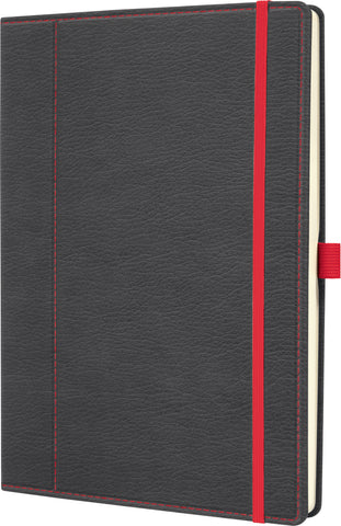 CONCEPTUM Notizbuch A4 CO694 grey-red, dots 194 Seiten