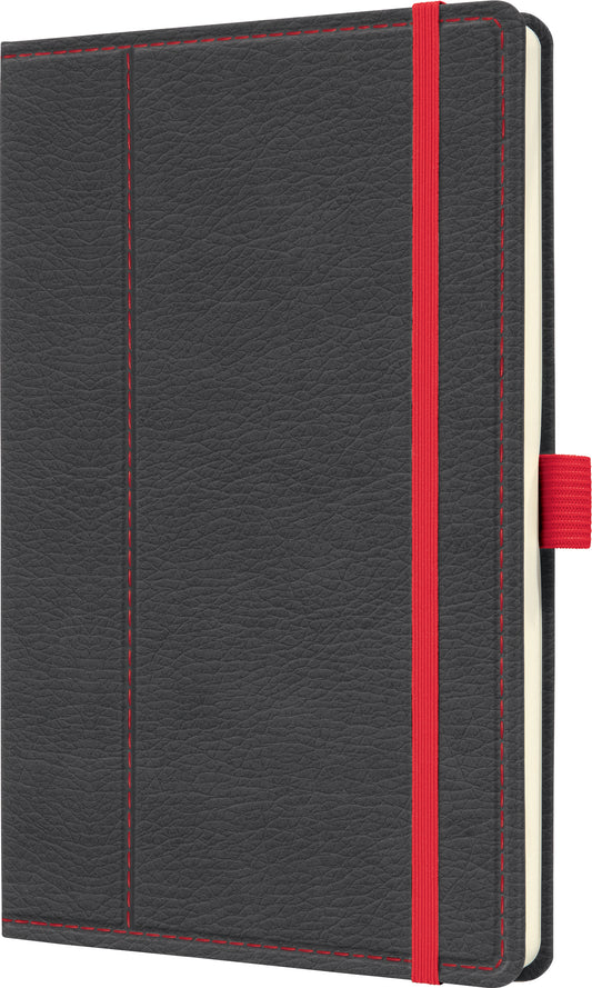 CONCEPTUM Notizbuch A5 CO695 grey-red, dots 194 Seiten