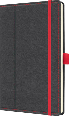 CONCEPTUM Notizbuch A5 CO695 grey-red, dots 194 Seiten