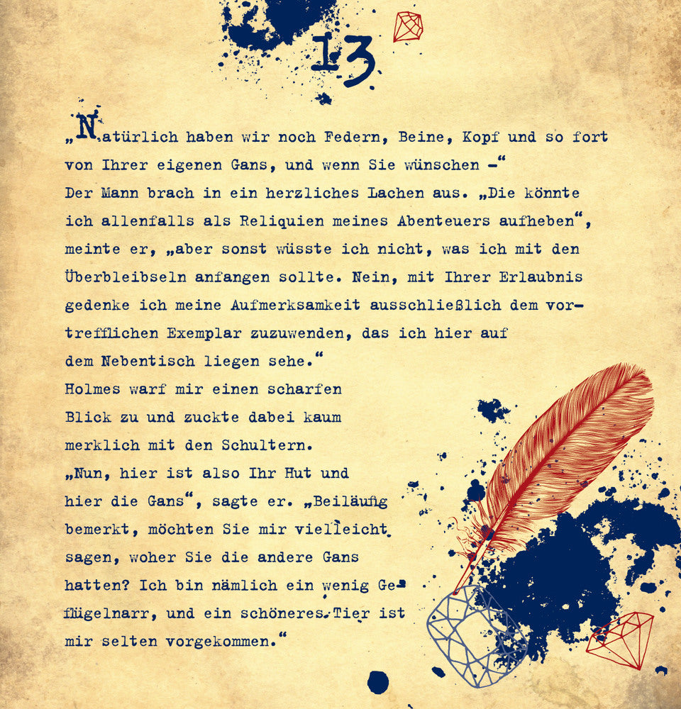 COPPENRATH Adventskalender 59x47cm 71548 Krimi Advent Sherlock Holmes