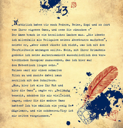 COPPENRATH Adventskalender 59x47cm 71548 Krimi Advent Sherlock Holmes