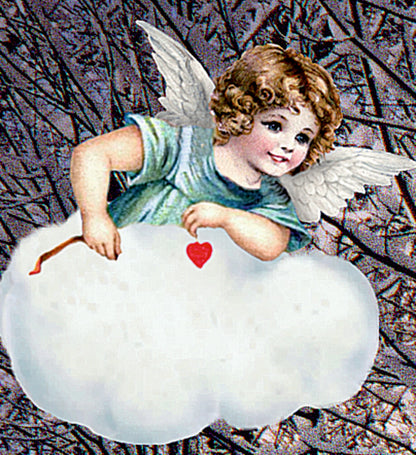 COPPENRATH Adventskalender 52x38cm 71997 Winterlichtes Cottage