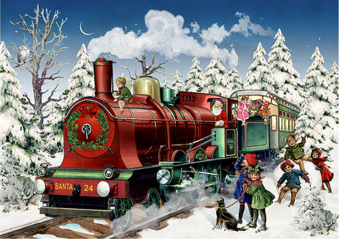 COPPENRATH Adventskalender 8.5x6cm 72030 Nostalgische Adventszeit ass.