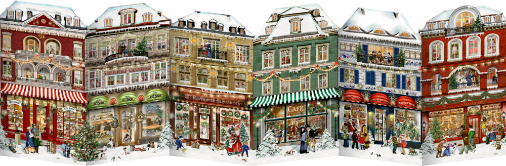 COPPENRATH Aufstell-Adventskalender 72505 Weihnachtslädchen-Leporello