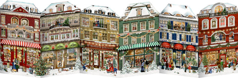 COPPENRATH Aufstell-Adventskalender 72505 Weihnachtslädchen-Leporello