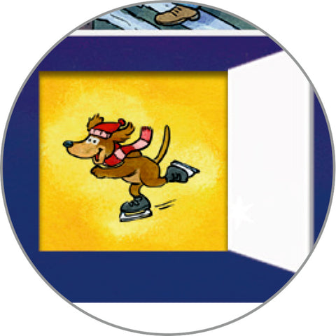 COPPENRATH Wandkalender 72535 Wimmeliger Weihnachtsmarkt