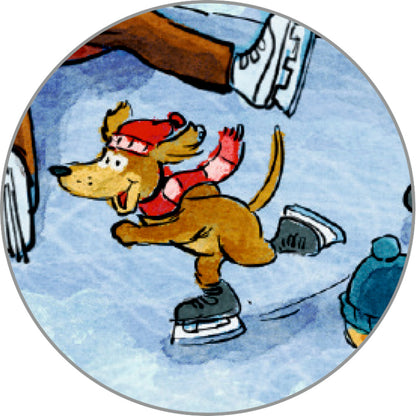 COPPENRATH Wandkalender 72535 Wimmeliger Weihnachtsmarkt