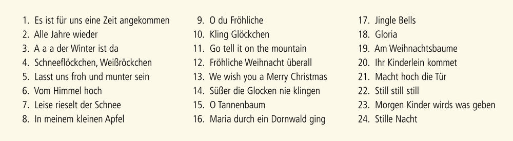 COPPENRATH Sound-Adventskalender 72547 Fröhliche Weihnacht überall