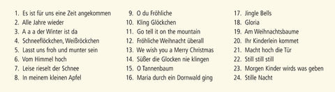 COPPENRATH Sound-Adventskalender 72547 Fröhliche Weihnacht überall
