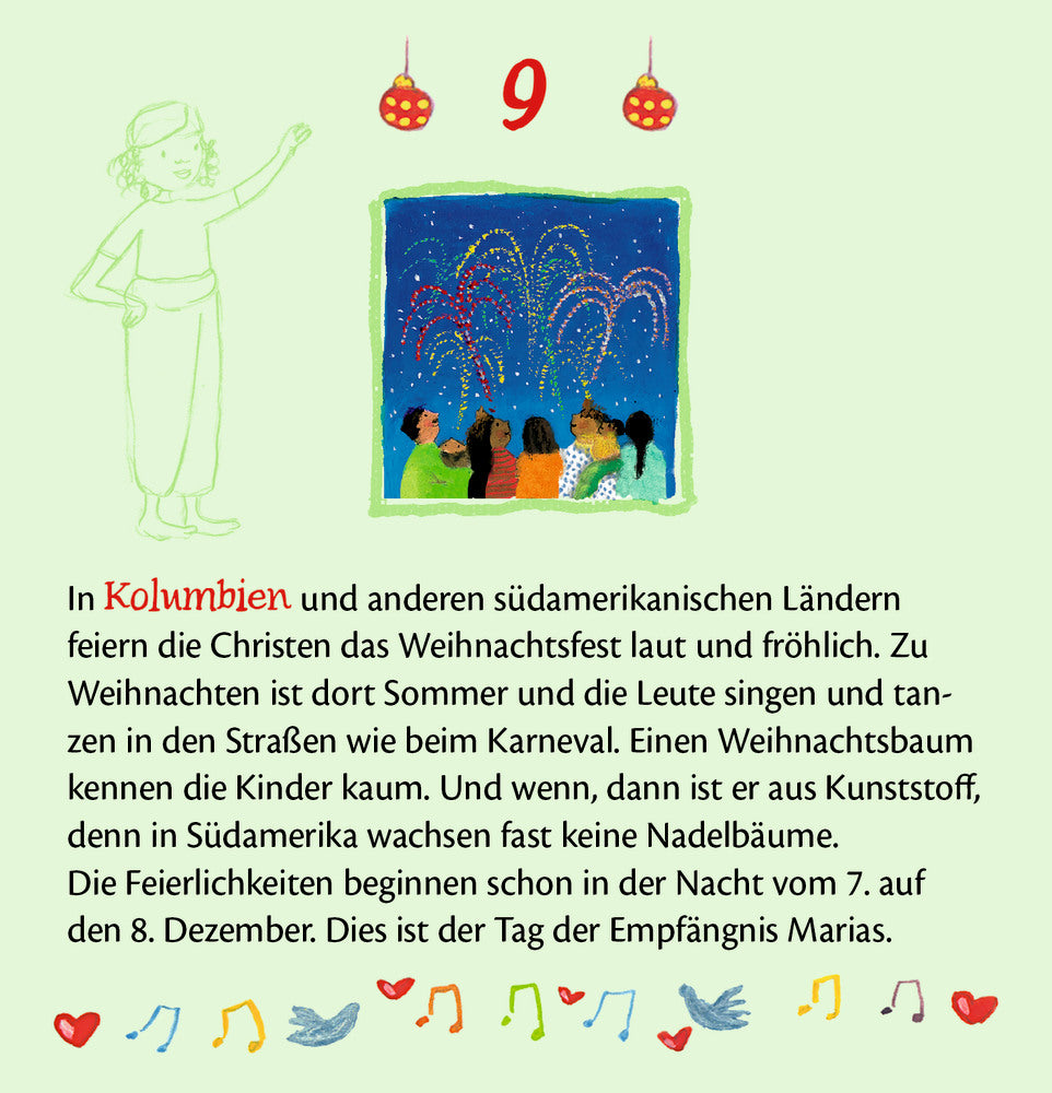 COPPENRATH Zettelkalender 72568 Weihnachten Kindern der Welt