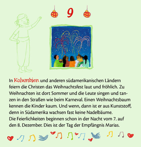 COPPENRATH Zettelkalender 72568 Weihnachten Kindern der Welt