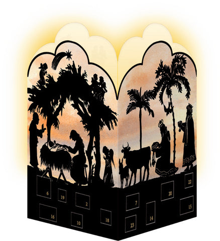 COPPENRATH Adventskalender 16.5x11.5cm 92998 Nostalgische Scherenschnitte