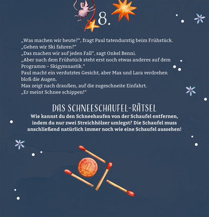 COPPENRATH Zettel Adventskalender 95262 Aufregende Winterferien in de