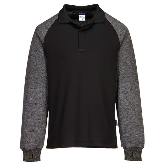 Portwest CR15 Poloshirt – Schwarz – bequem & funktional