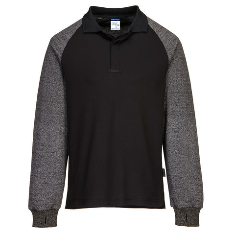 Portwest CR15 Poloshirt – Schwarz – bequem & funktional