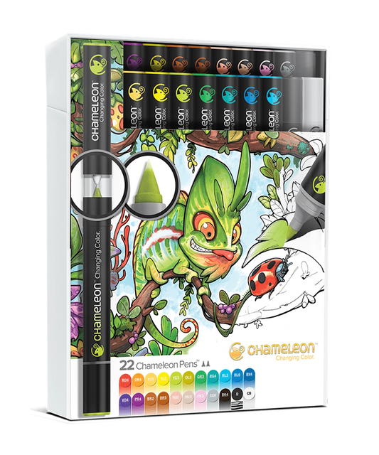 CHAMELEON 22-PEN DELUXE SET